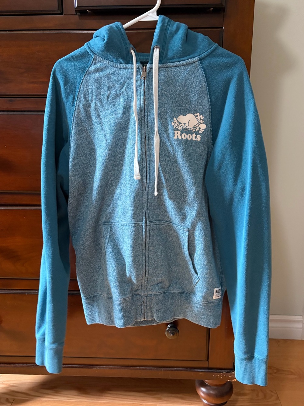 Roots Teal Zip Hoodie Jacket
